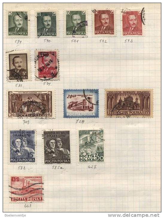 Polska - 14 Stamps - 14 Timbres - 14 Postzegels - Autres & Non Classés