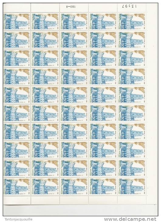 LYCEE HENRI IV  -  FEUILLE DE 50 TIMBRES A 4,50 - Full Sheets