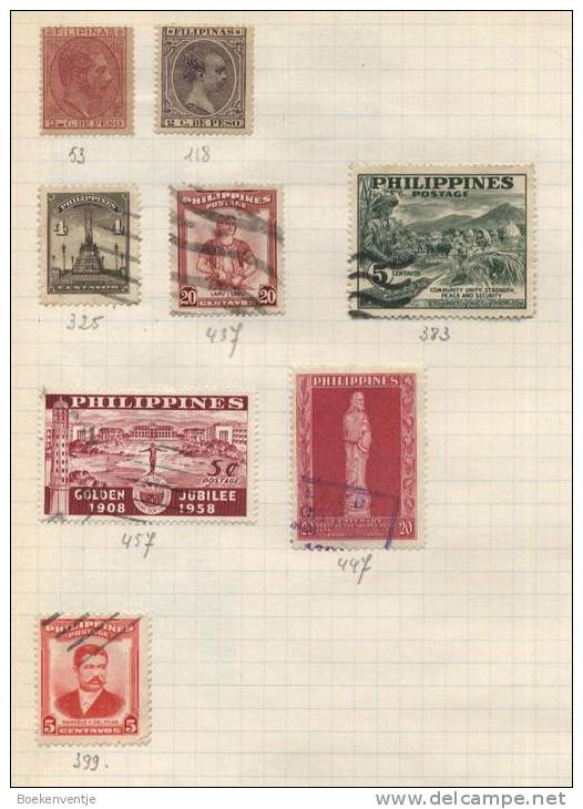 Philippines - 8 Stamps - 8 Timbres - 8 Postzegels - Philippines