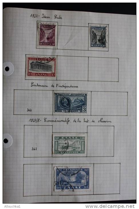 GRECE Grèce Greece Lot De 50 Timbres Oblitérés (.)  De Diverses Années En Bon état &mdash;&gt;Pays Hellénique - Usati