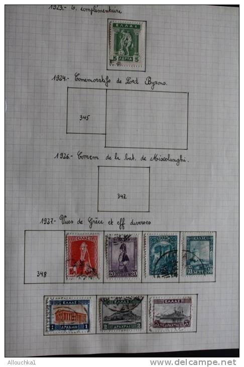 GRECE Grèce Greece Lot De 50 Timbres Oblitérés (.)  De Diverses Années En Bon état &mdash;&gt;Pays Hellénique - Usati