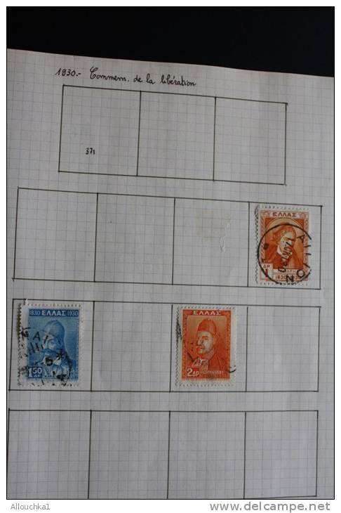 GRECE Grèce Greece Lot de 50 timbres oblitérés (.)  de diverses années en bon état &mdash;&gt;Pays hellénique