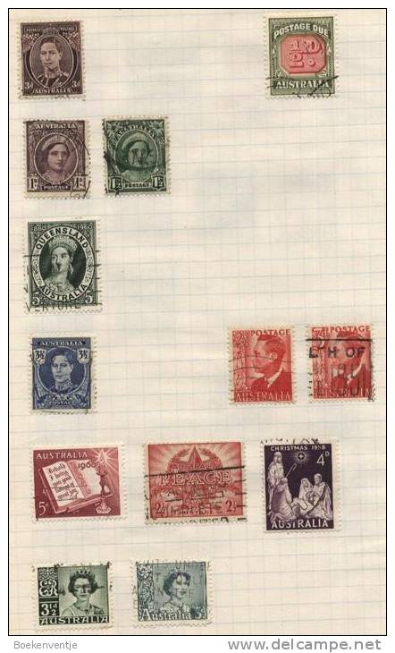 Australia - 13 Stamps - 13 Timbres - 13 Postzegels - Andere & Zonder Classificatie