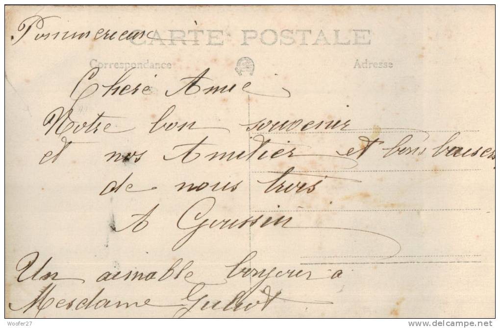 CARTE PHOTO , Boulangerie GOUSSIN à POMMERIEUX - Autres & Non Classés