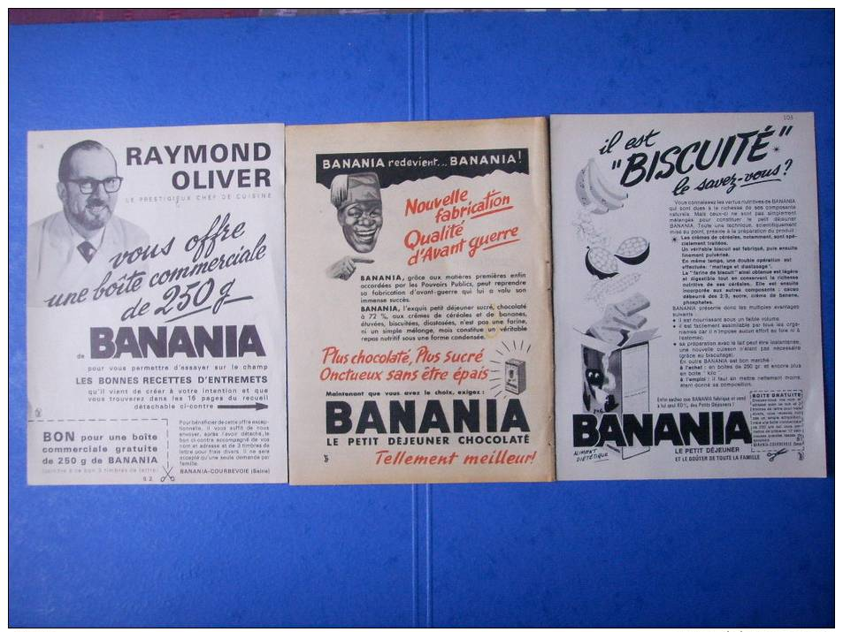 81)3  Publicites:raymond Oliver ,qualite D'avant Guerre,biscuite - Publicités