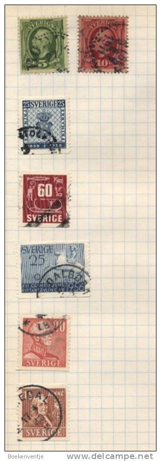 Sverige - 8 Stamps - 8 Timbres - 8 Postzegels - Autres & Non Classés