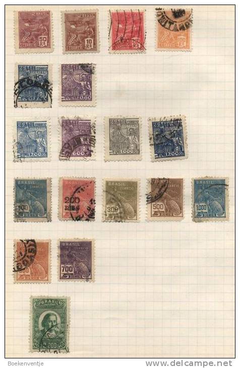 Brazil - 18 Stamps - 18 Timbres - 18 Postzegels - Autres & Non Classés