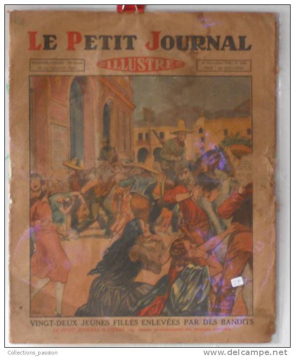 Journaux, "Le Petit Journal" Illustré - 1984 - 30/12/1928 - 22 Jeunes Filles Enlevées Par ... - Frais De Port : € 1.95. - Le Petit Journal