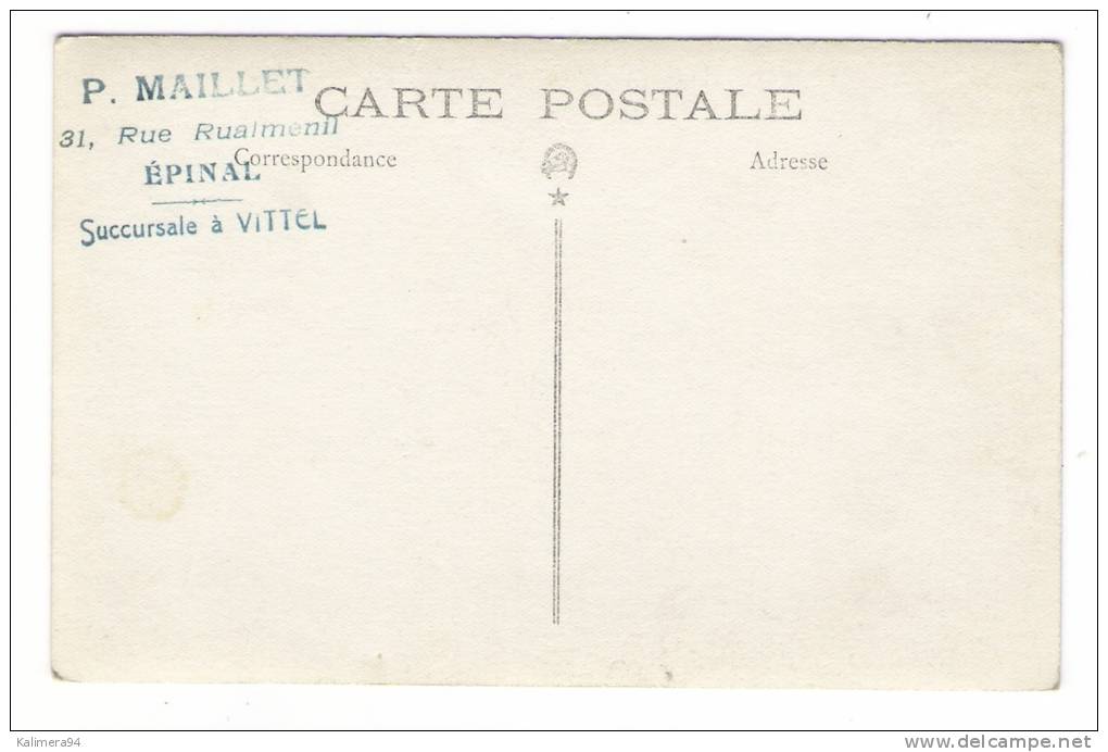 VOSGES  /  " RENEE  PIERRETTE "  De  DARNEY   ( Poupée Artisanale ? ) /  Carte-photo " P. MAILLET , EPINAL + VITTEL " - Darney