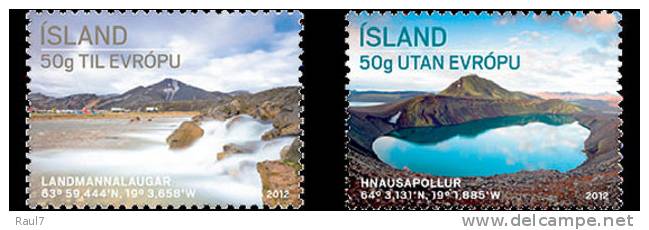 ISLANDE 2012 - Tourisme, Paysages - 2v Neufs // Mnh - Nuevos