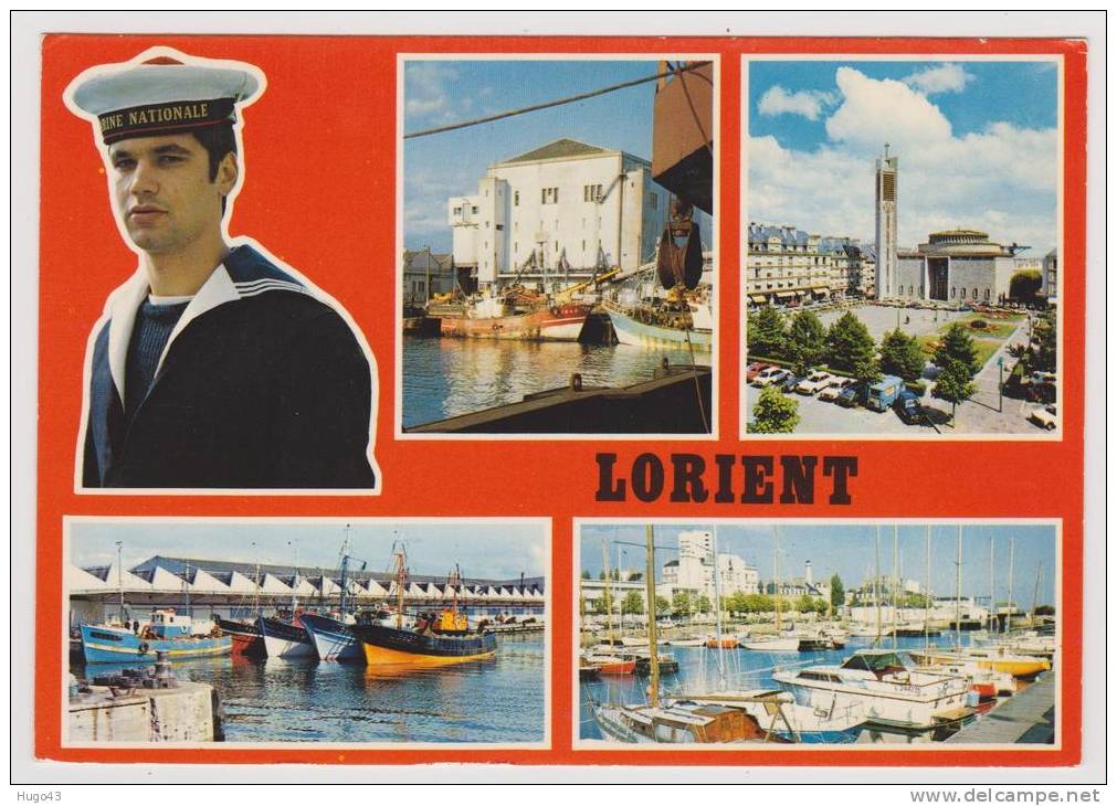 LORIENT EN 1977 - MULTIVUES AVEC PORT - Lorient