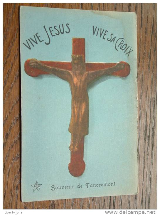 VIVE JESUS VIVE SA CROIX Souvenir De Tancrémont / Anno 19?? ( Vlekken - Zie Foto´s Voor Details ) !! - Pepinster