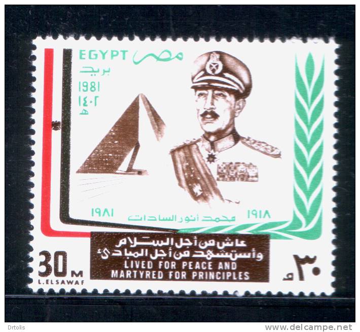 EGYPT / 1981 / ANWAR EL SADAT / MNH / VF . - Ongebruikt