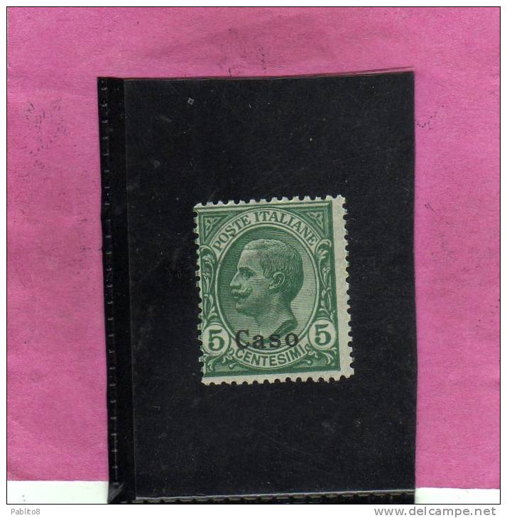 COLONIE ITALIANE EGEO 1912 CASO 5 CENTESIMI MNH - Egeo (Caso)