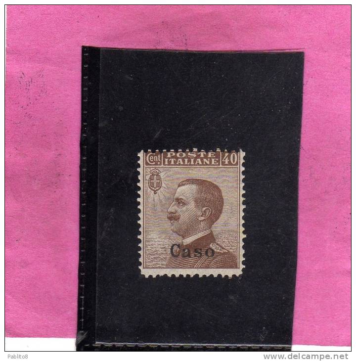 COLONIE ITALIANE EGEO 1912 CASO 40 CENTESIMI MNH - Egée (Caso)