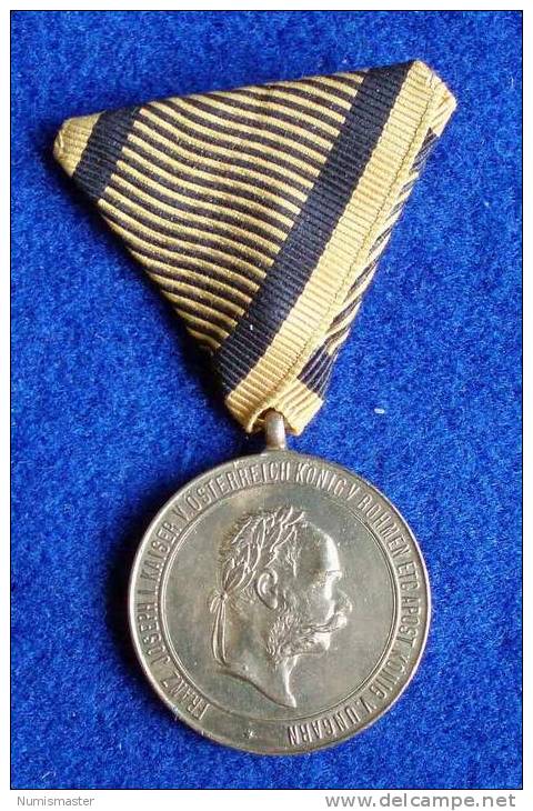 AUSTRIA , CAMPAIGN MEDAL ( DIE KRIEGSMEDAILLE) 2. DEC. 1873 - Austria