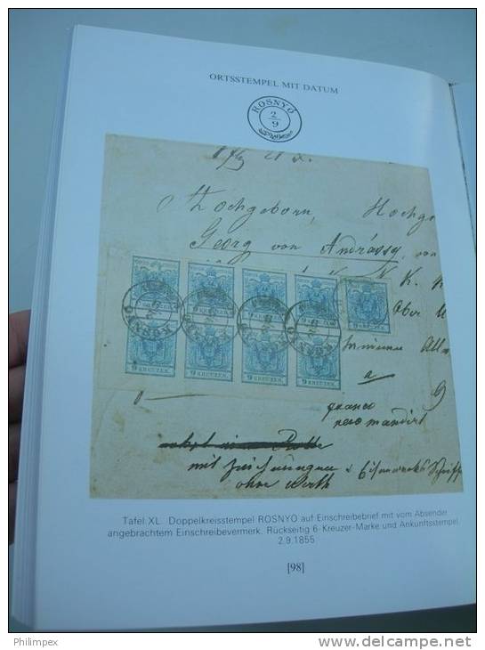 ABSTEMPELUNGEN DER UNGARISCHEN POSTÄSMTER AUF ÖSTERREICHISCHEN MARKEN - Handbooks