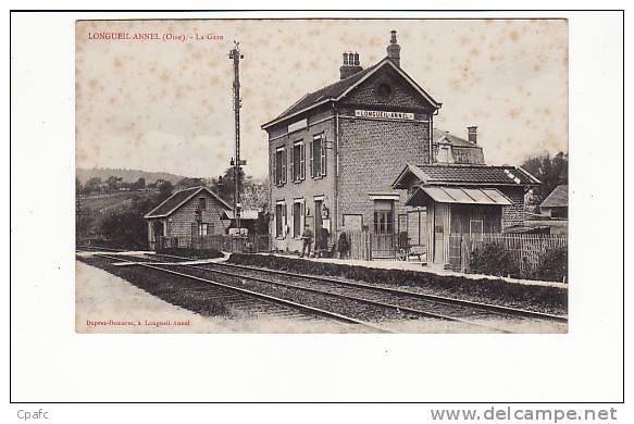 Carte 1910 LONGUEIL ANNEL /  LA GARE - Longueil Annel