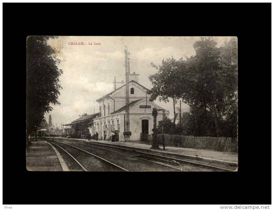 16 - CHALAIS - La Gare - Autres & Non Classés