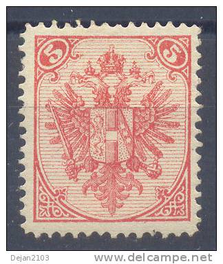 Bosnia & Hercegovina Austria Occupation 5 Kr 1st Board Perforation 13 1879 MH * - Unused Stamps