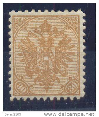 Austria Occupation Bosnia & Herzegovina 30H 3rd Edition Perforation 10 1/2 1900 MH * - Neufs