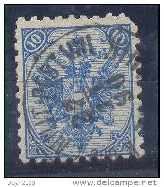 Bosnia & Hercegovina Austria Occupation 10 Kr 1st Board 1876 USED - Unused Stamps