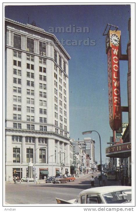 USA, GRAND RAPIDS MICHIGAN ~ MONROE AVENUE ~ C1950s-1960s Vintage Unused Postcard~ TOWN VIEW [c4381] - Grand Rapids