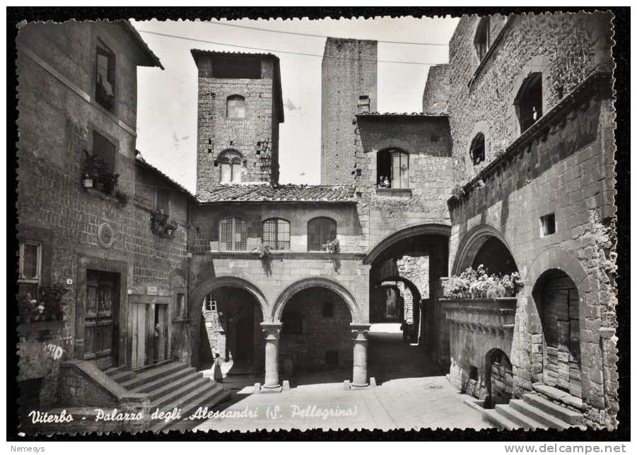 1950 VITERBO PALAZZO DEGLI ALESSANDRI FG V SEE 2 SCAN - Viterbo