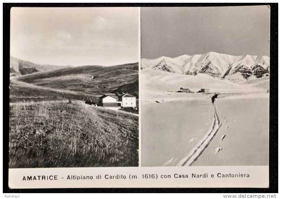 1951 AMATRICE CASA NARDI CANTONIERA ALTIPIANO DI CARDITO FG V SEE 2 SCAN - Rieti