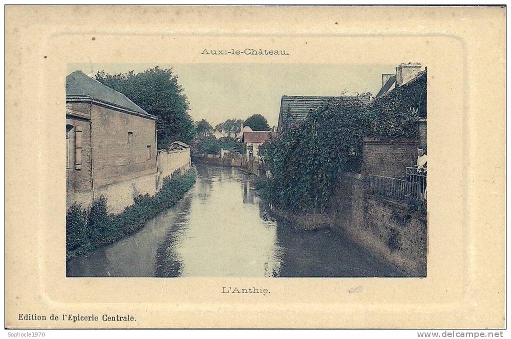 NORD PAS DE CALAIS - 62 - PAS DE CALAIS - AUXI LE CHATEAU - Les Moulins Sur L'Authie  - Colorisée - Auxi Le Chateau