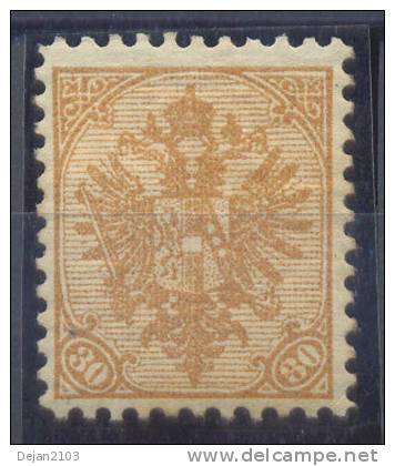 Austria Occupation Bosnia 30 Heler Perforation 10.5 1879-1918 MH * - Ongebruikt