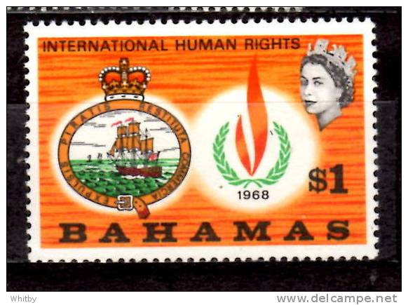 Bahamas 1968 $1 Human Rights Issue  #271 - 1963-1973 Interne Autonomie