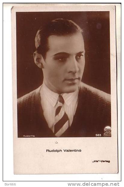 GOOD OLD POSTCARD Iris Verlag #583 - Movie Star RUDOLPH VALENTINO - Actors