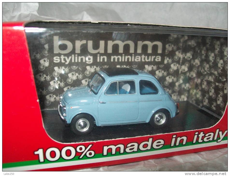 BRUMM - R405-05 -  FIAT 500 Chiusa 1959 LIMITED EDITION  AVEC SA BOITE Scala 1/43 - Brumm