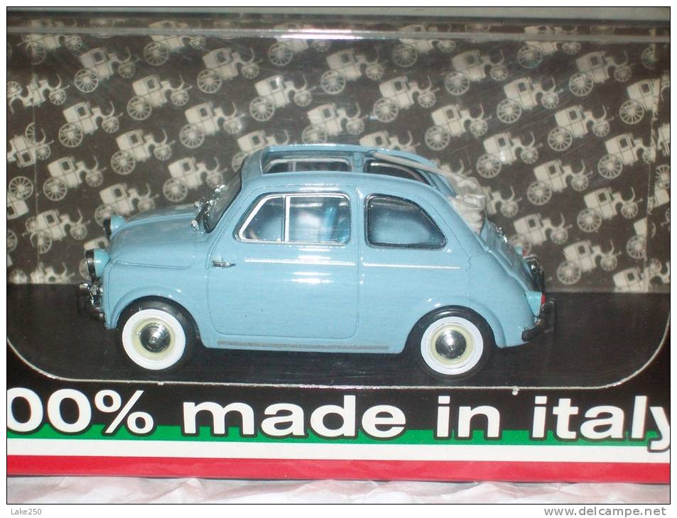 BRUMM - R376 -  FIAT 500 AMERICA    AVEC SA BOITE Scala 1/43 - Brumm