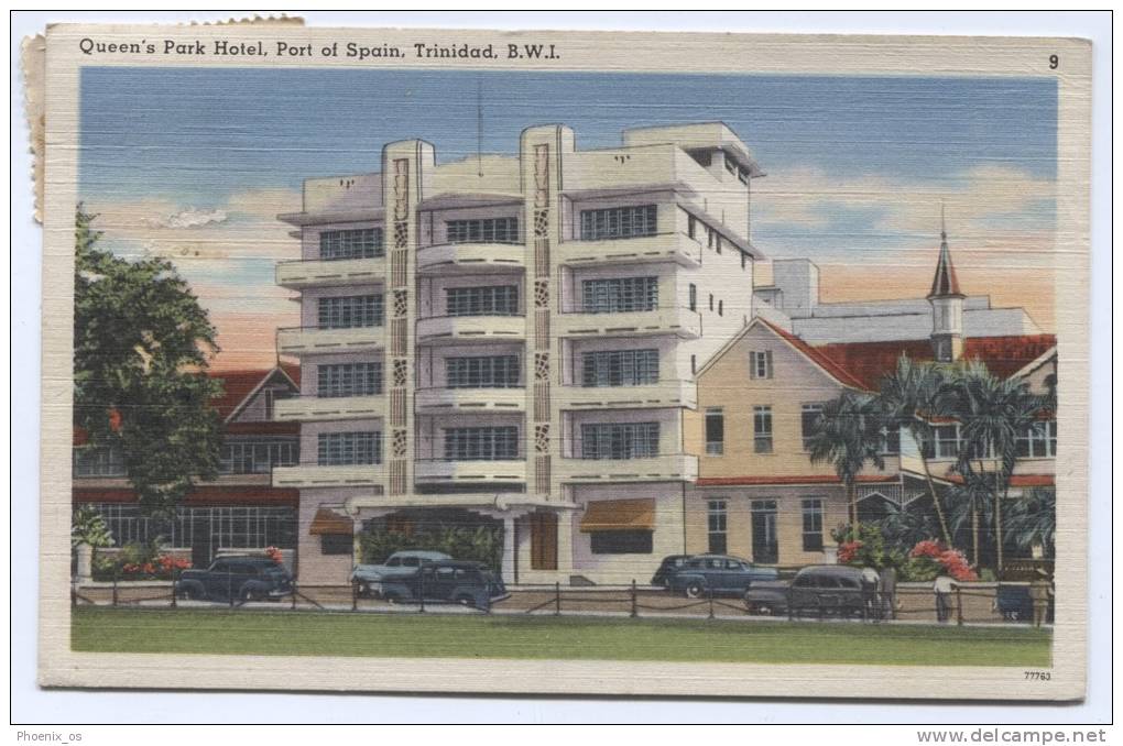 TRINIDAD - Port Of Spain, Hotel, 1951. - Trinidad