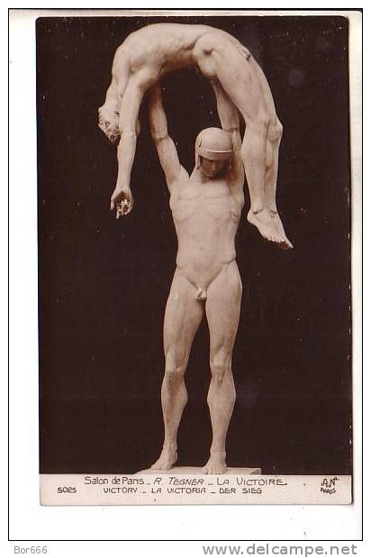 GOOD OLD AN FRANCE 5025 ART POSTCARD - Victory - Skulpturen