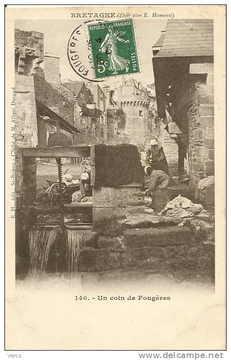 Carte Postale Ancienne De FOUGERES - Fougeres