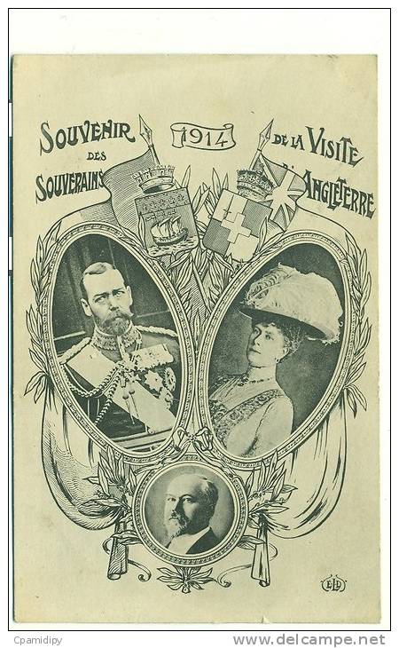 Souvenir De La Visite Des Souverains D'Angleterre (à Paris) 1914 - Histoire