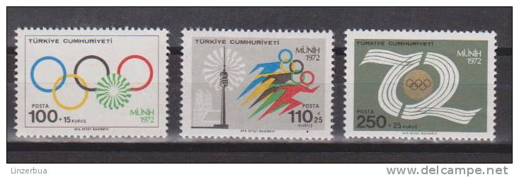 Türkei / Turkey 1972 Mi. 2261-2263** MNH - Olympia - Other & Unclassified