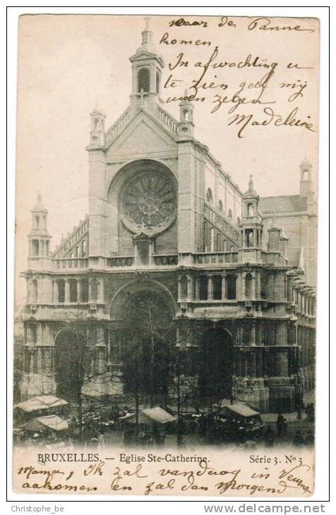 Brussel, Bruxelles, La Place Du Petit Sablon (pk5862) - Marktpleinen, Pleinen