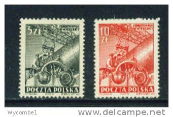 POLAND  -  1952  Concrete Works  Mounted Mint - Unused Stamps