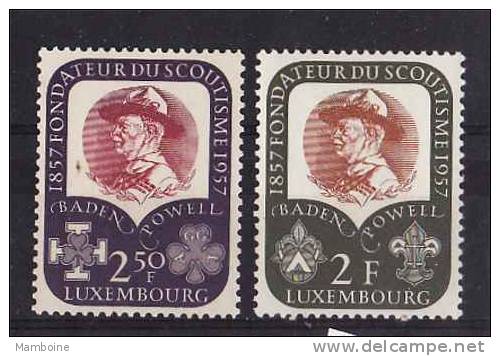 LUXEMBOURG : 1957 N° 526 . 27    Neuf X X Serie Compl. ,  SCOUT - Neufs