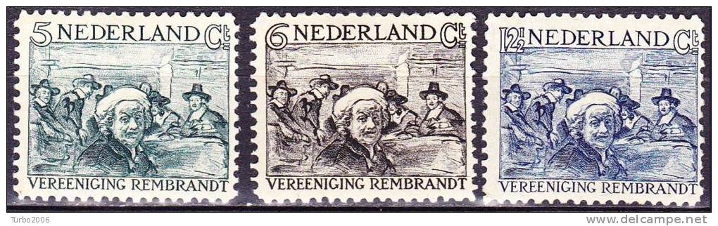 1930 Rembrandtzegels Ongestempelde Serie NVPH 229 / 231 - Unused Stamps