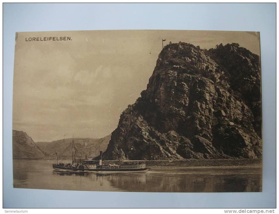 (1/3/37) AK Loreleifelsen (Hochplateau) Von 1913 - Loreley