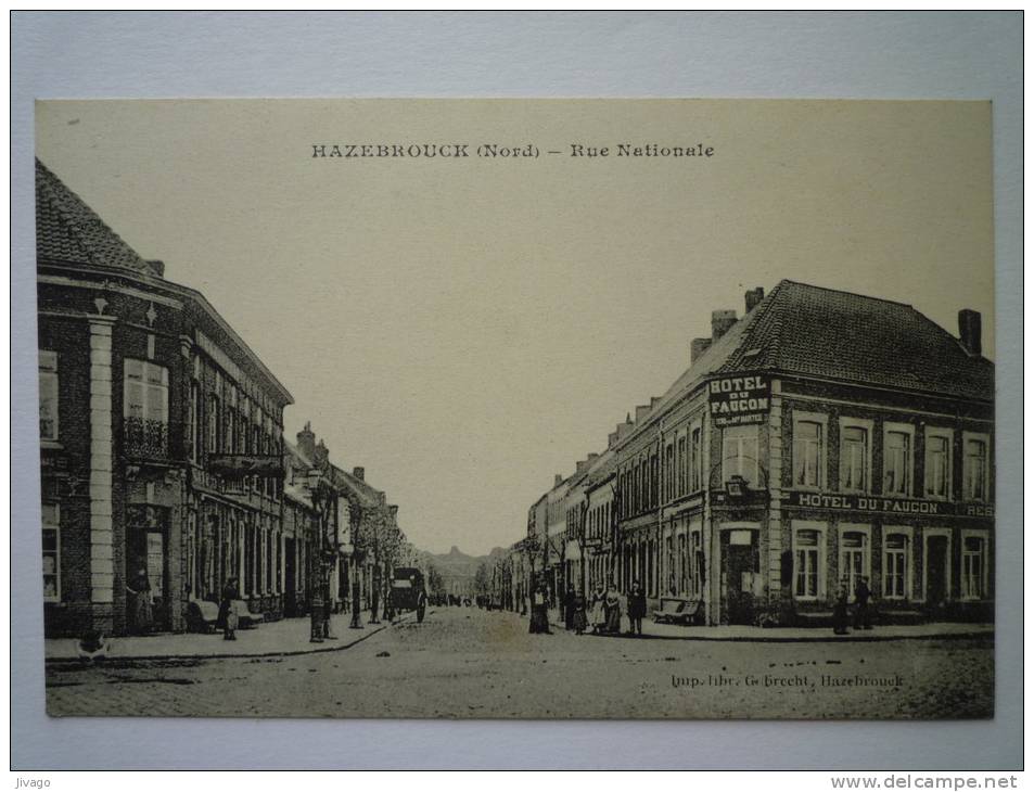 HAZEBROUCK  (Nord)  :  Rue Nationale - Hazebrouck