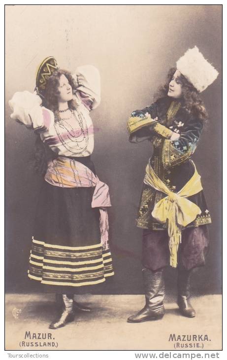 CPA De RUSSIE @ DANSE MAZURKA @ Mazur - Russland Vers 1904 - Dance