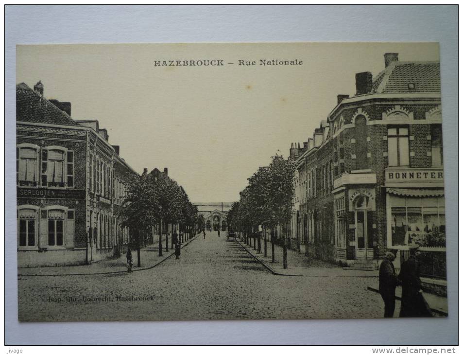 HAZEBROUCK  (Nord)  :  Rue  NATIONALE - Hazebrouck