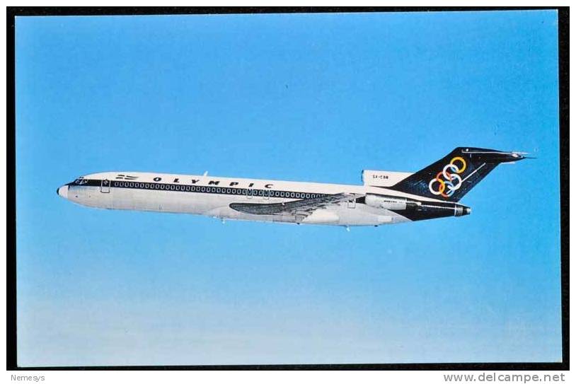 OLYMPIC AIRWAYS BOEING 727-200 SEE 2 SCANS - 1946-....: Modern Era