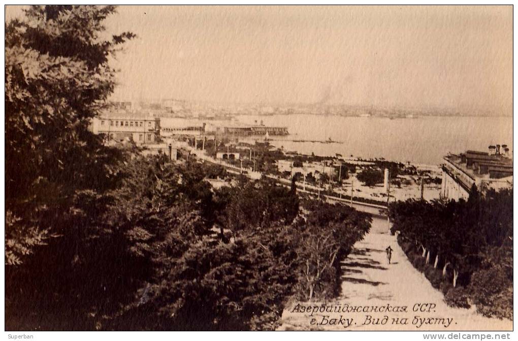 AZERBAIJAN... : BAKU / BAKOU : EX - U.S.S.R. - CARTE ´VRAIE PHOTO´ - ANNÉE ~ 1945 - 1947 (m-124) - Aserbaidschan